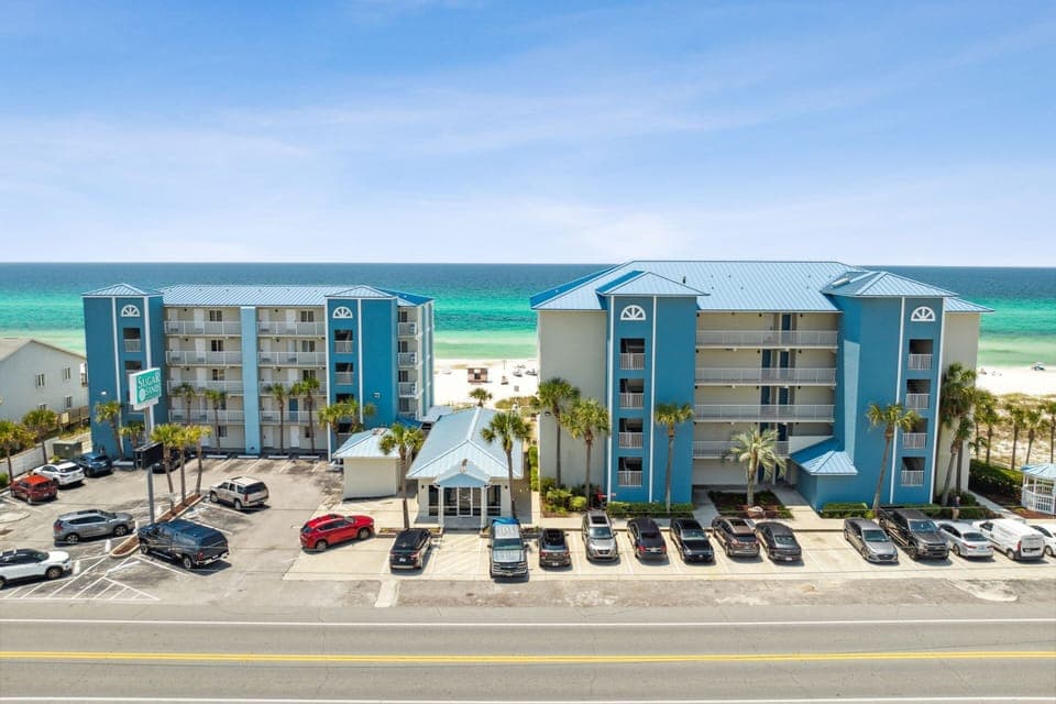 Arrive to a beachfront resort with effortless parking and access.