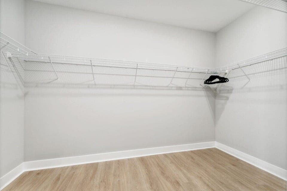 Master walk-in closet