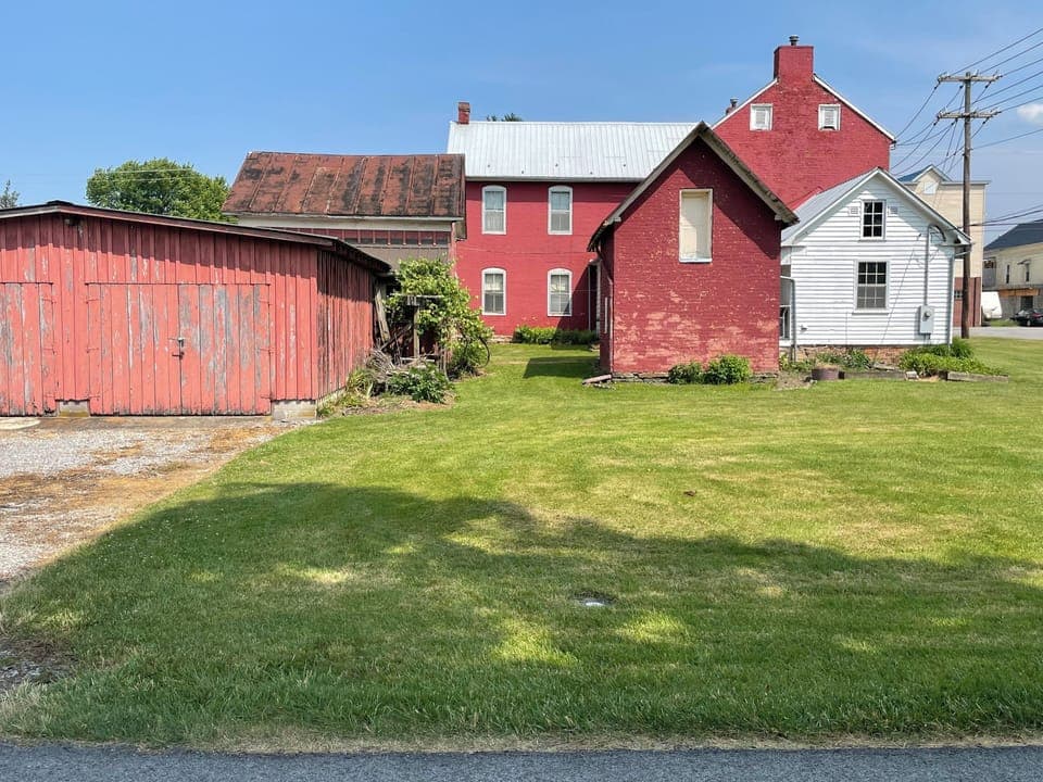 Rear of the estate.
