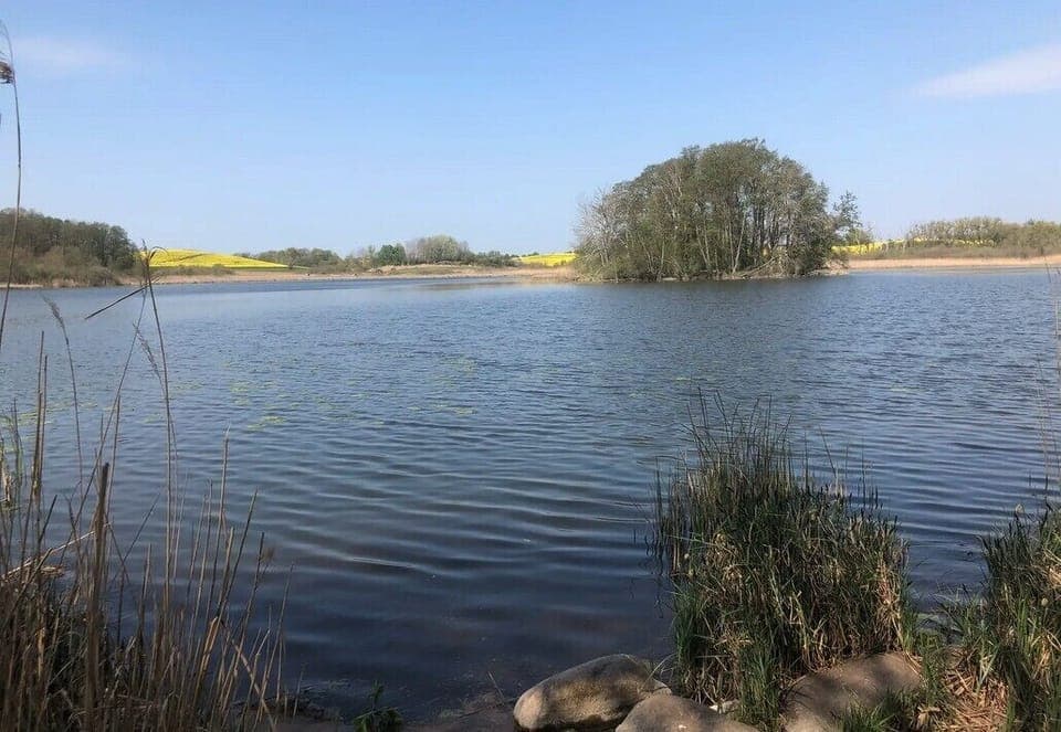 The lake of Gerswalde, perfect for fishing