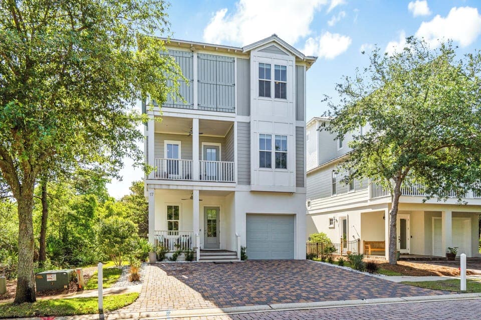 Tupelo Honey in Inlet Beach. The beach is a quick walk or bike ride!