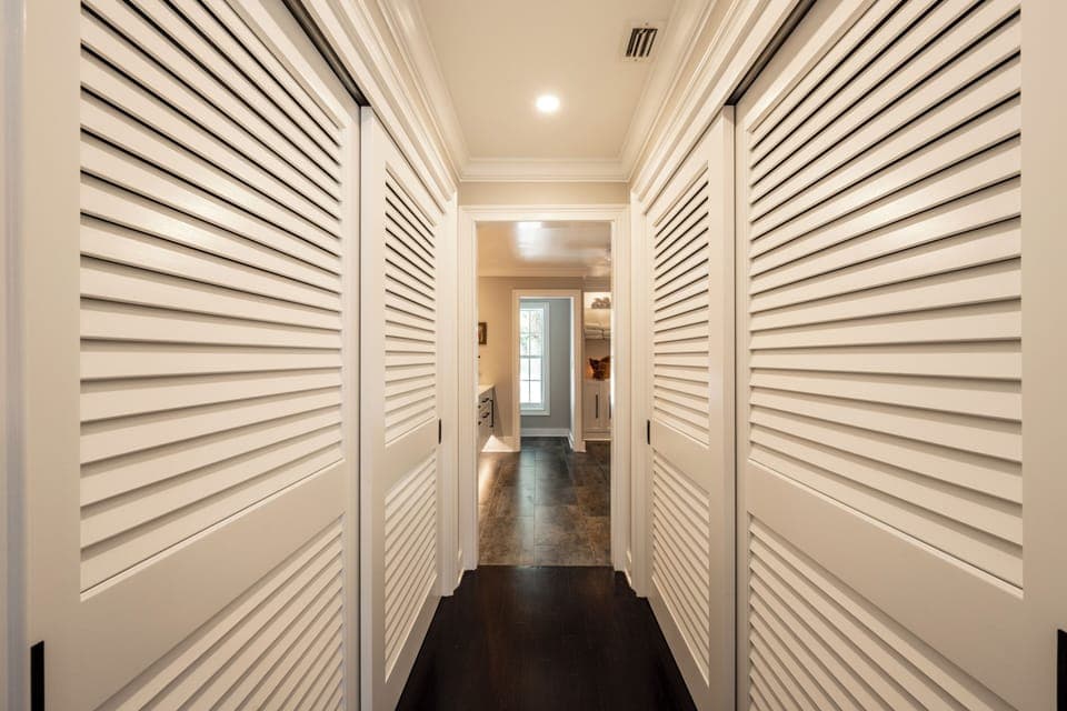Two large closets available for storage and onto the incredible spa!