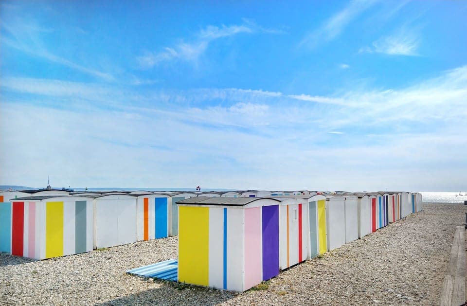 Experience the colourful coastline of le Havre.