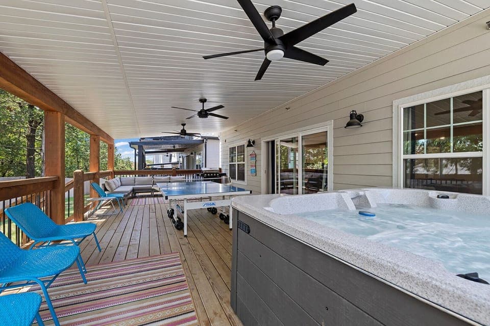 Outdoor fun and Hot Tub