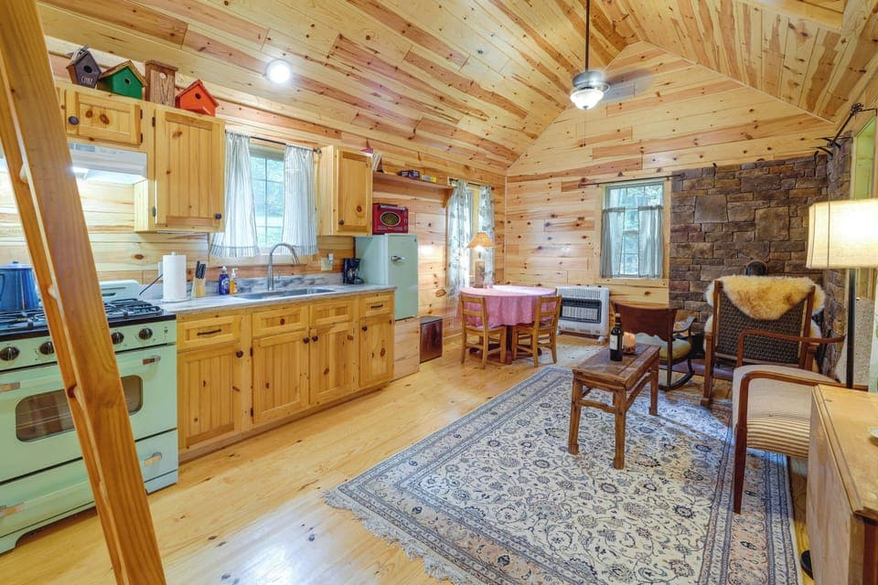 Living Area/Kitchen | 1st Floor | Open Floor Plan