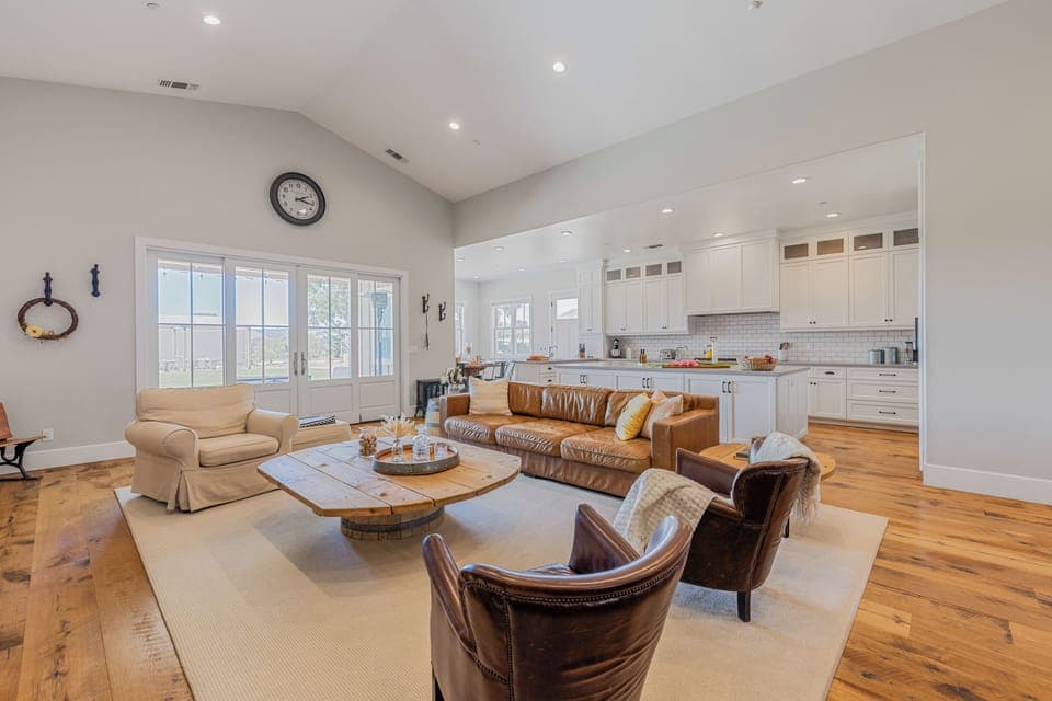 Spacious living area features an open-layout and tons of natural light.