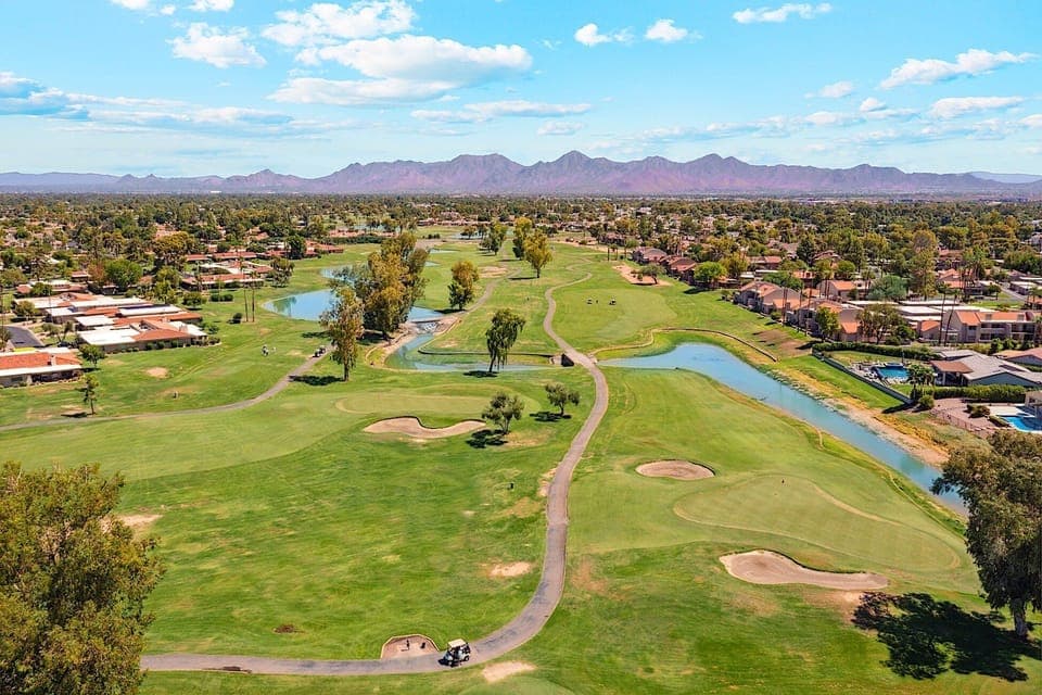 Panoramic views of McCormick Ranch Golf Course & Camelback Mountain