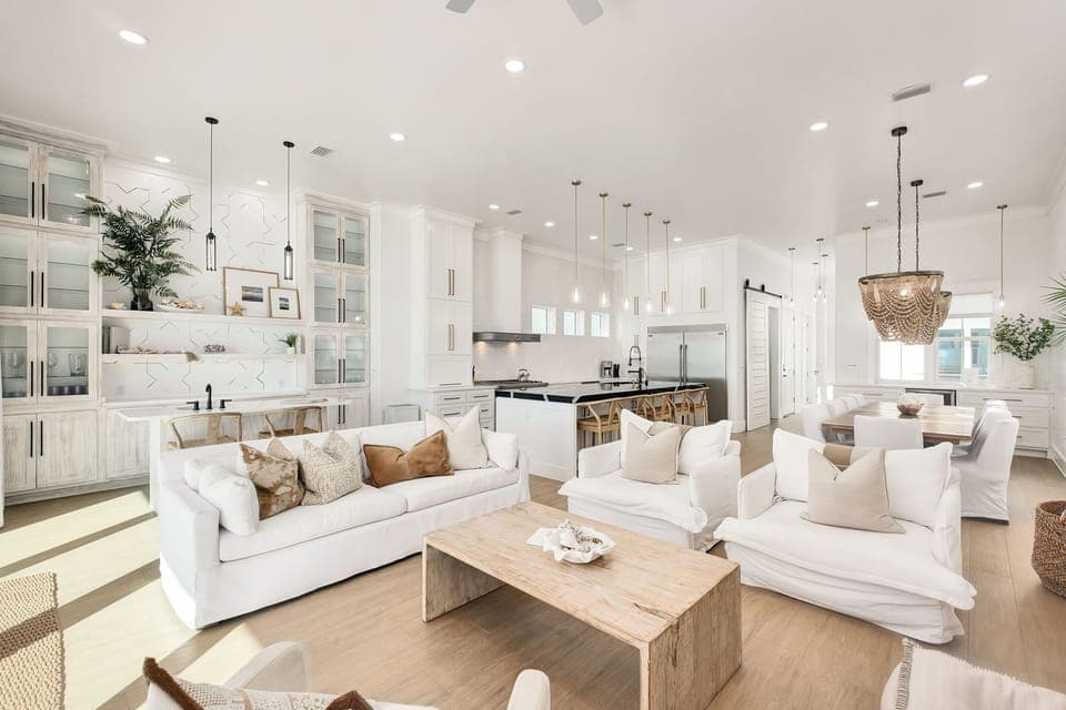 Salt & Light - Seacrest - Second Floor - Living Area - Gulf View