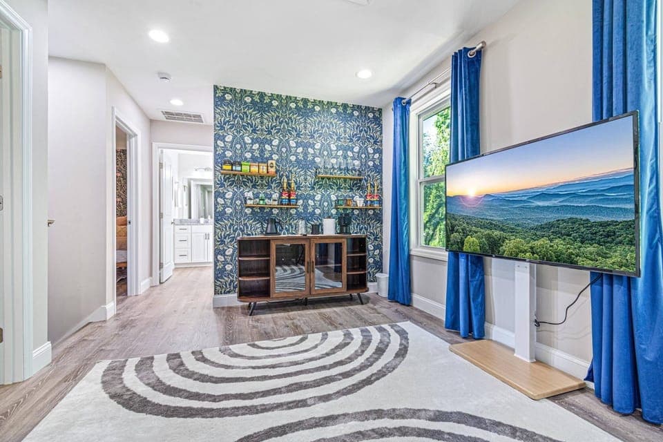 If you consider yourself a coffee snob, you'll adore our upstairs coffee lounge, featuring a Fellow coffee grinder, water kettle, pour-over coffee makers, and a variety of syrups to craft your perfect cup.