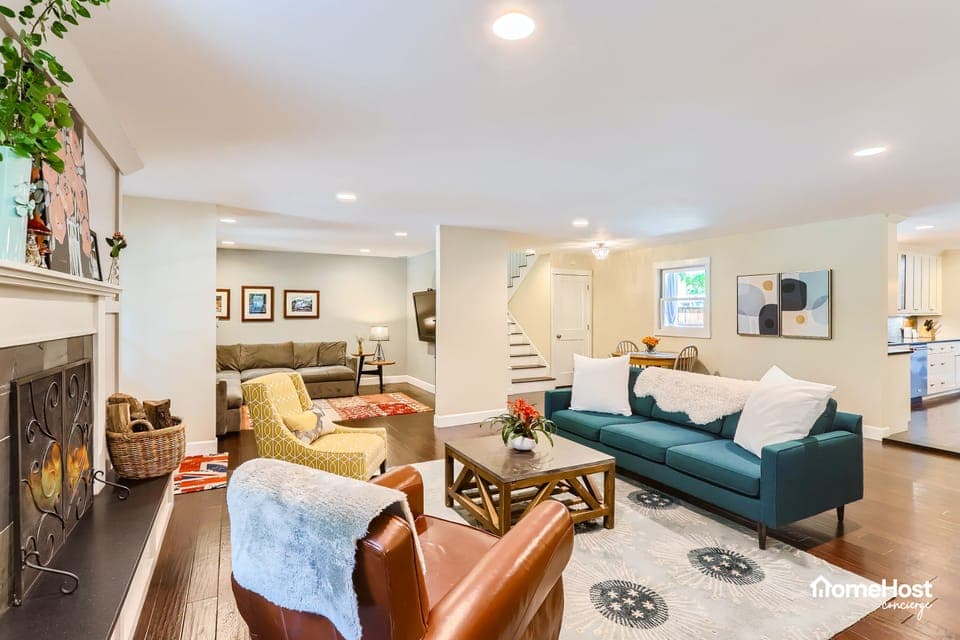 Open living areas