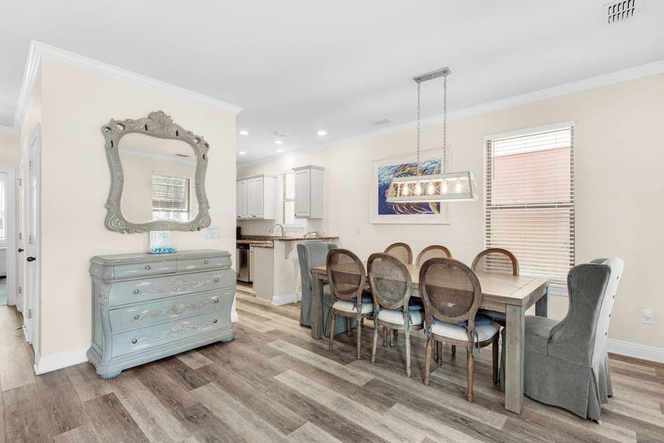 Large dining table