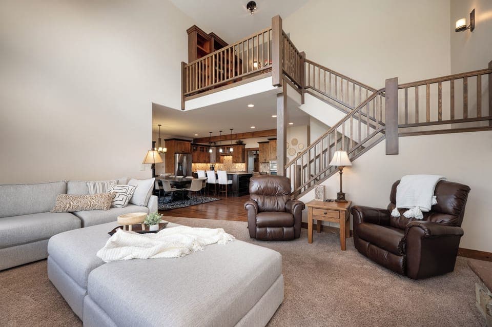 Open floor plan 