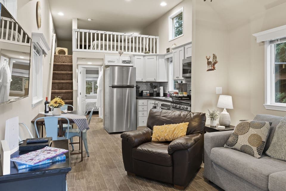 Welcome to our cozy tiny home.