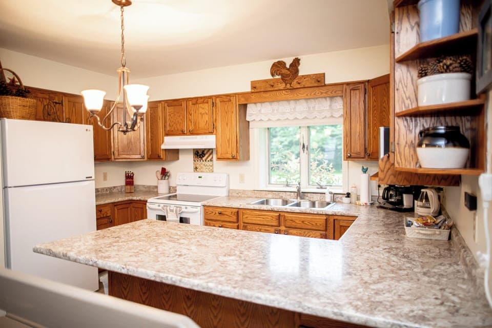 Spacious kitchen