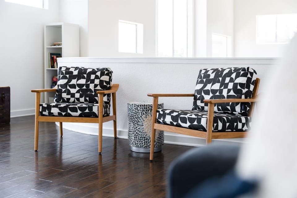 Beckoning for a quiet conversation and shared moments.