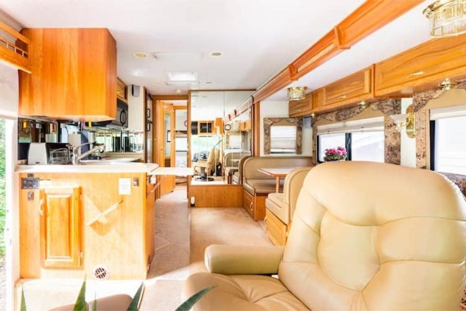 Inside RV Living area