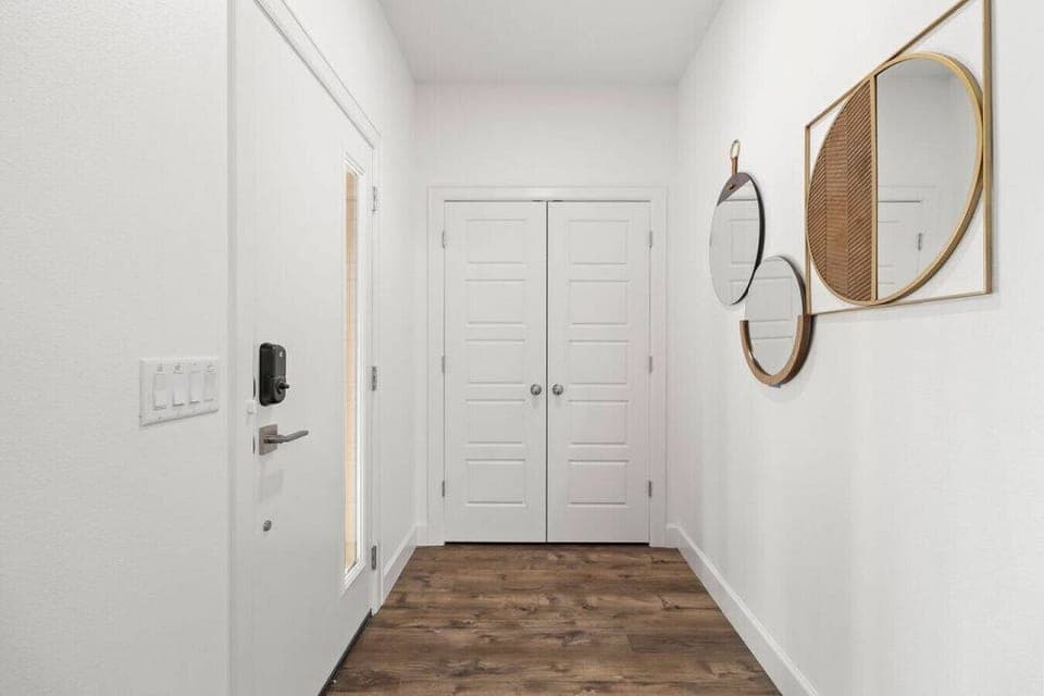 Walkway to master bedroom.