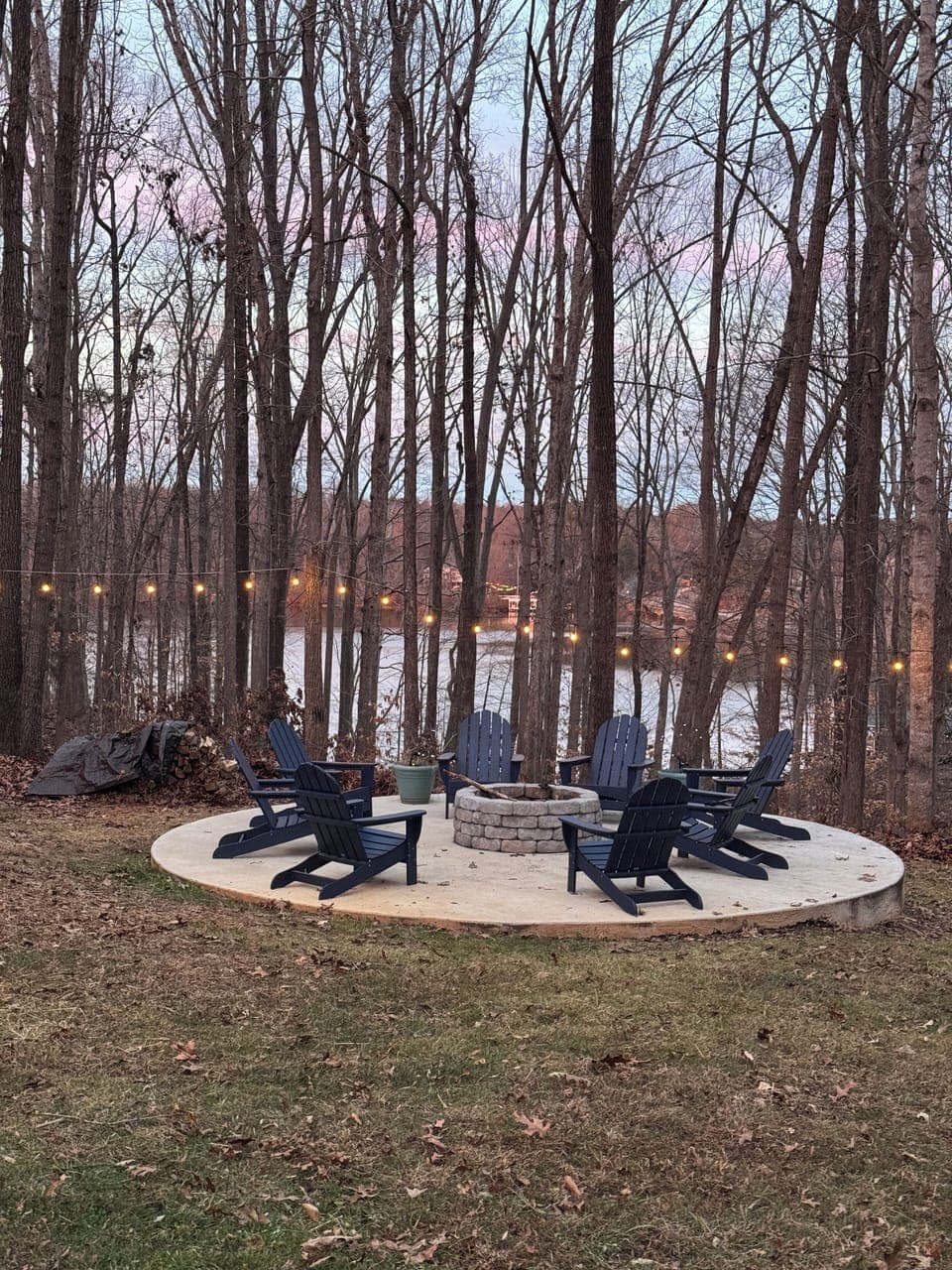 new fire pit