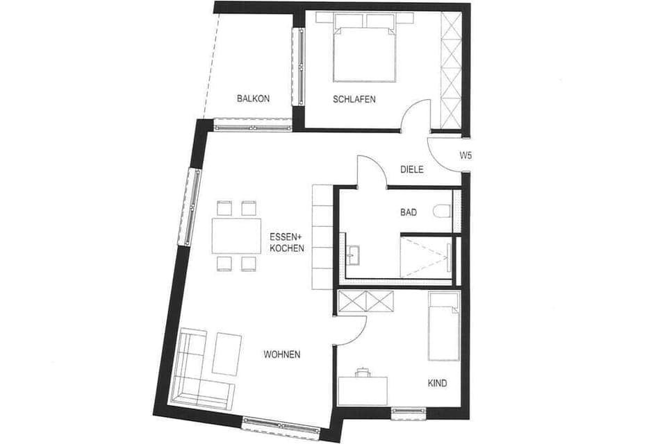 Apts. Paris - Floor plan