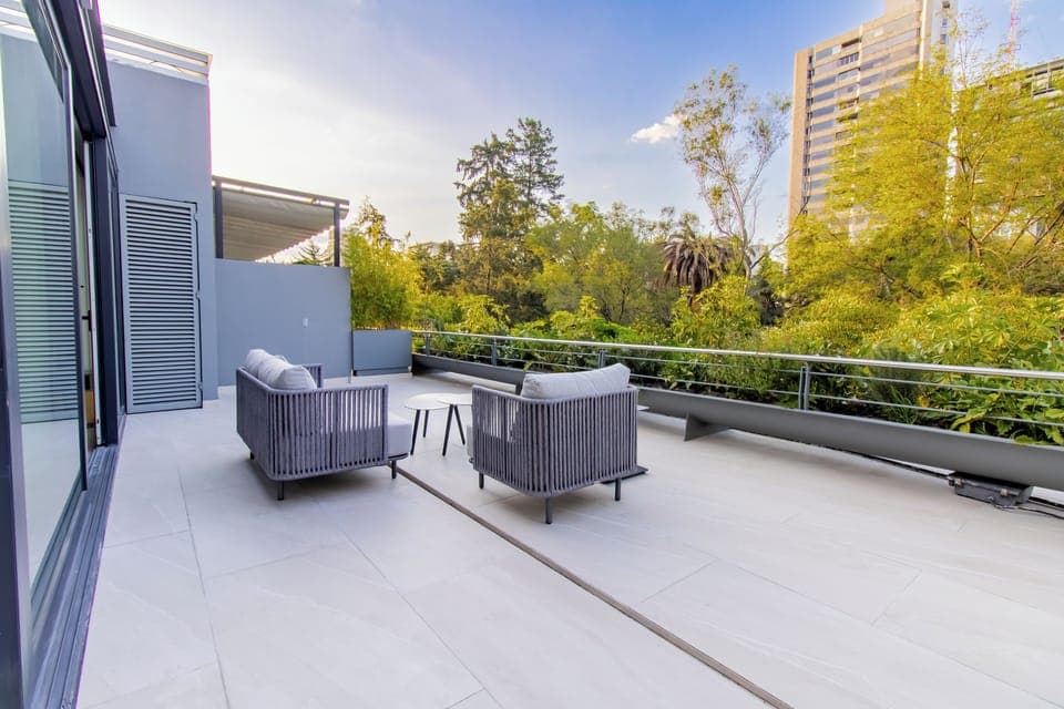 Elevate your stay with stunning terrace scenes.


