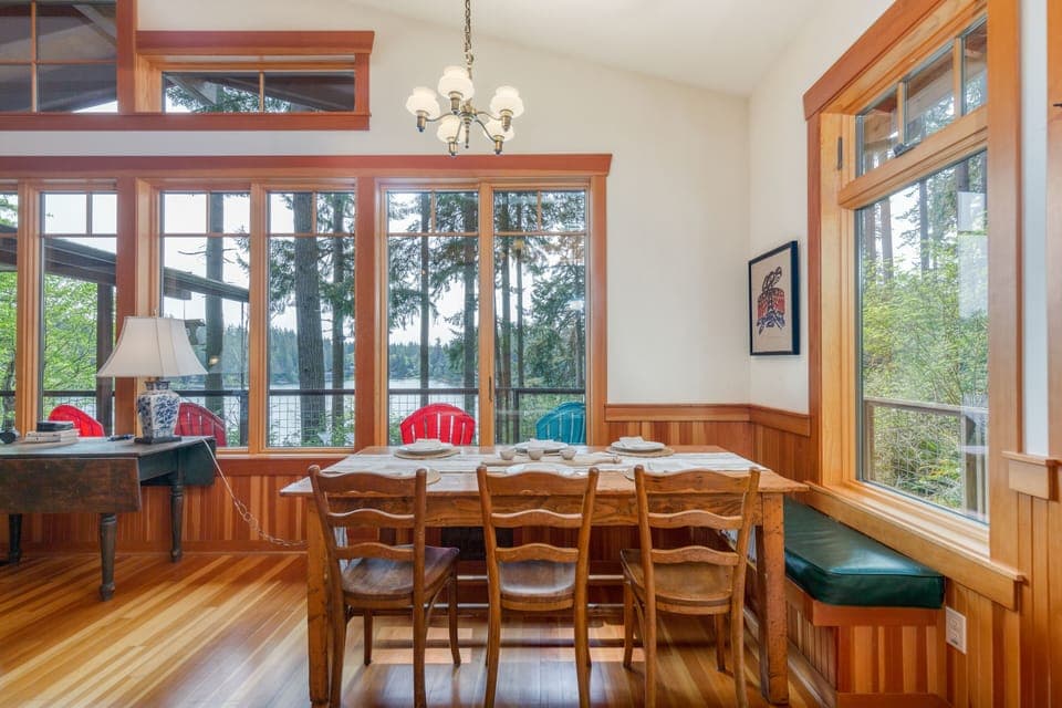 Every window takes you to a nature's view.