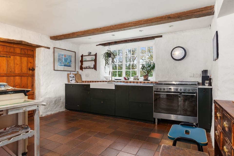 well equipped country kitchen