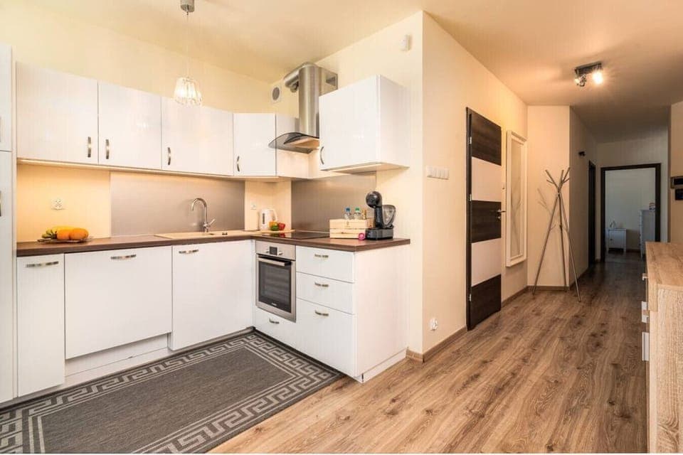 kitchen worktop in the kitchen