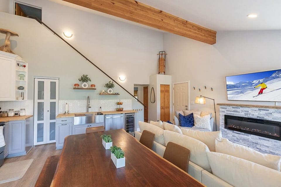 Open concept living area
