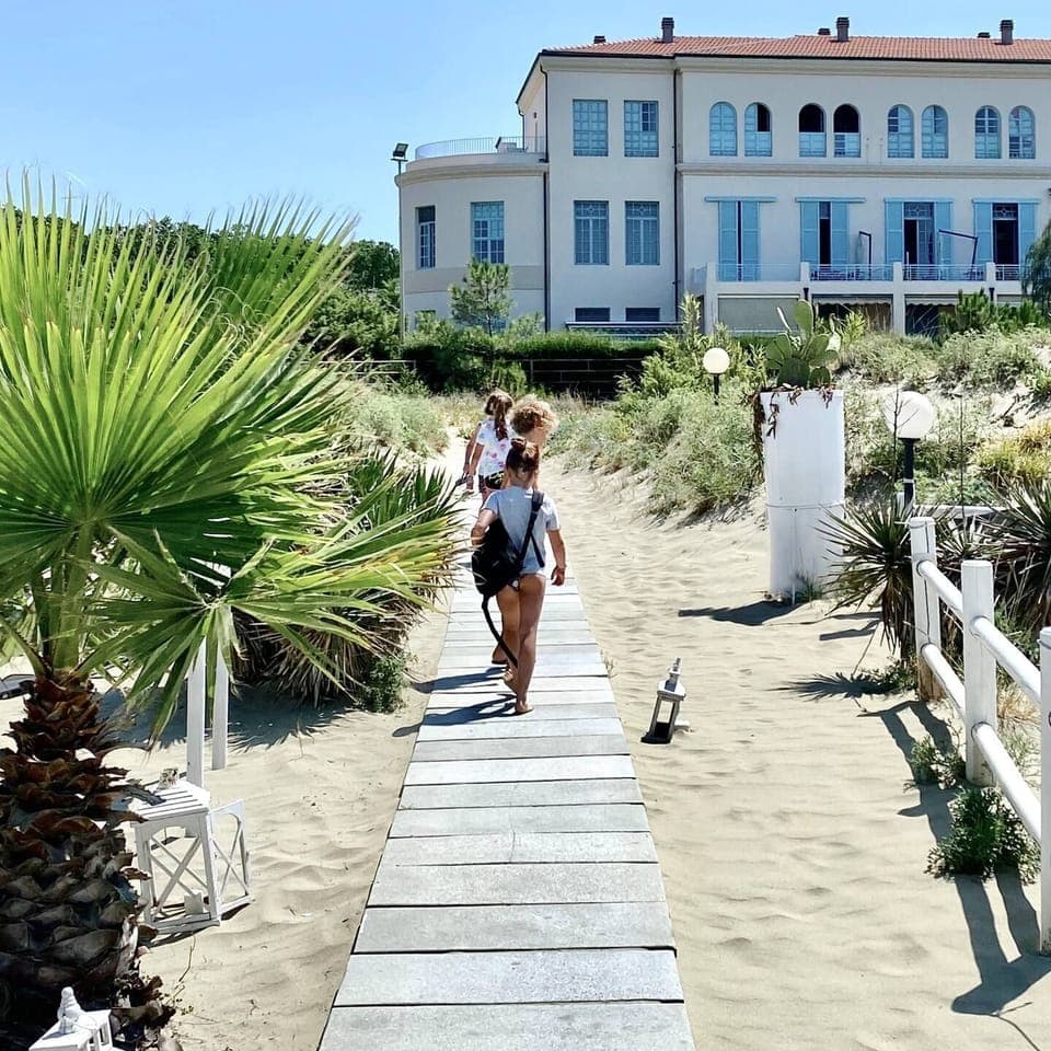 This is what seafront means at LODGE4: literally steps from the sand