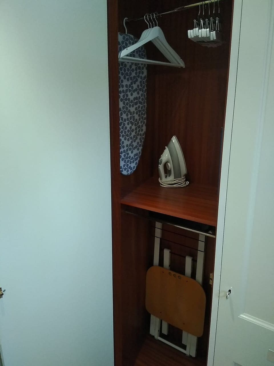 Wardrobe with Iron, Ironing board & Dressboy (original Italian by Foppapedretti)