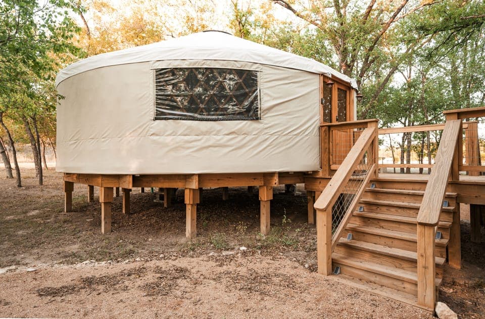 Welcome to "Mourning Dove" Yurt at River Yurt Village!!
