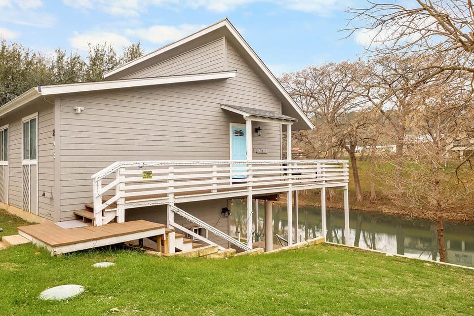 Spacious Riverfront Cabin with Direct Water Access