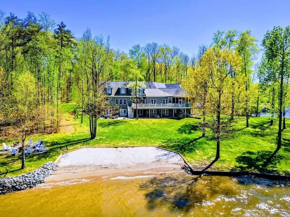 Relax and unwind on the private beach. You will love the views from the beach.