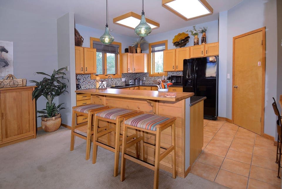 Spacious kitchen
