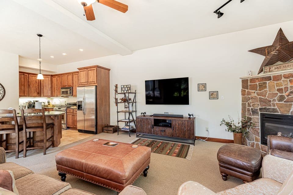 Living Area with Smart TV