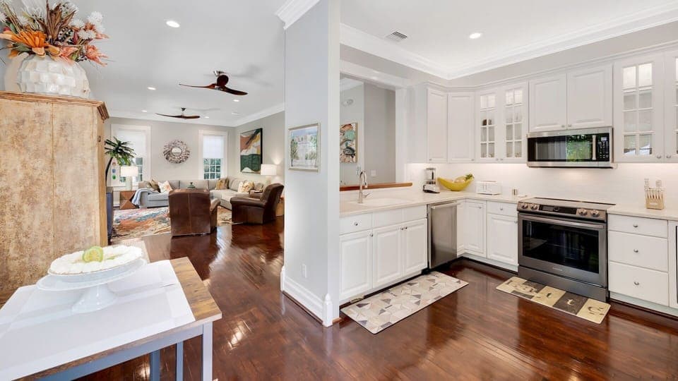 The kitchen has everything your chef will need...