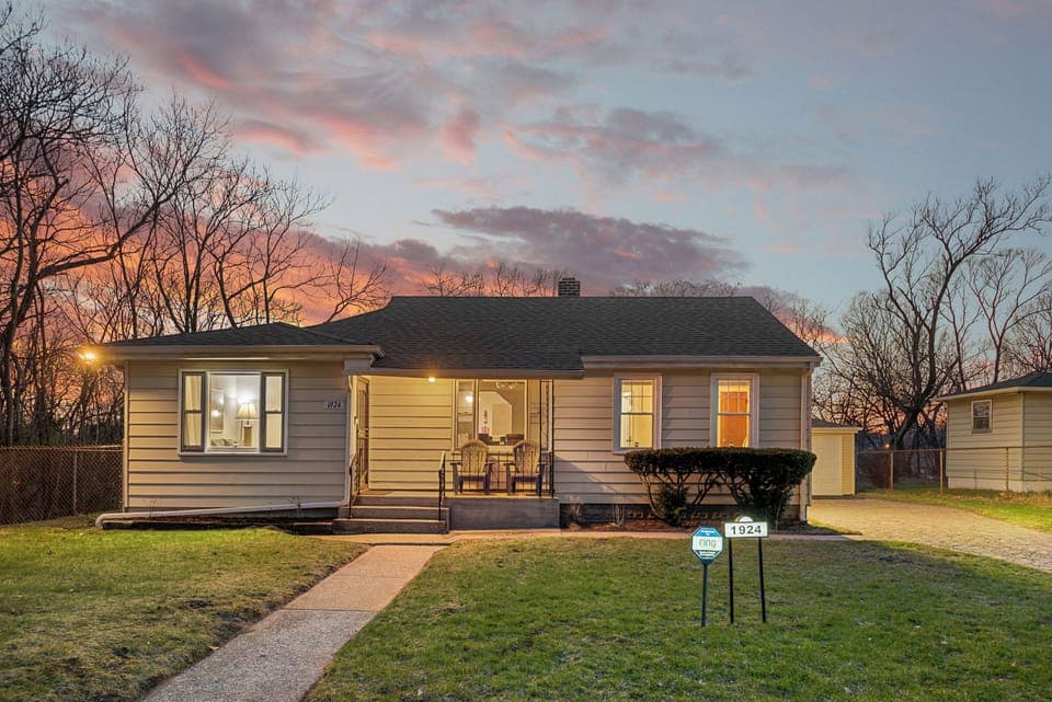 Welcome! After letting yourself in, loudly say, “Alexa, turn on the light!”