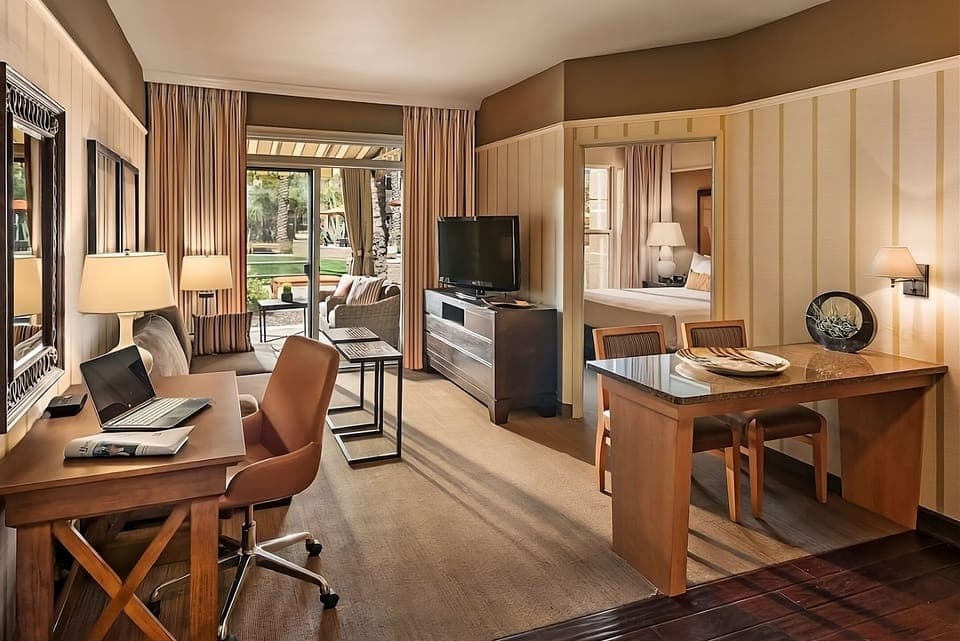 Stretch out in your spacious suite with seamless indoor-outdoor living.