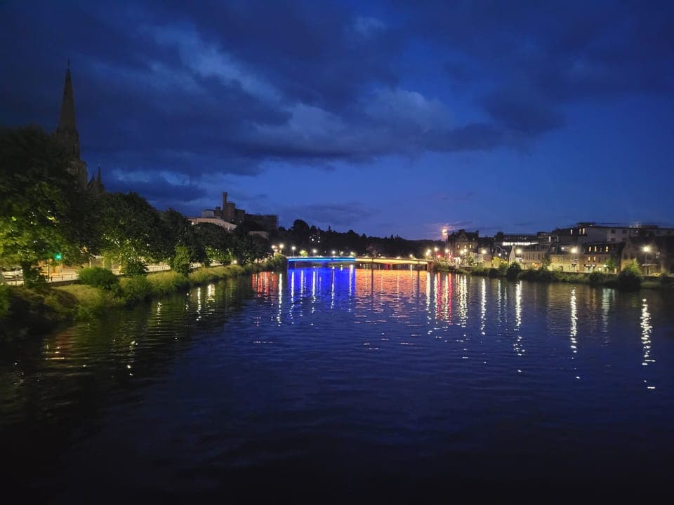 Inverness at night only 10 minutes from your front door
