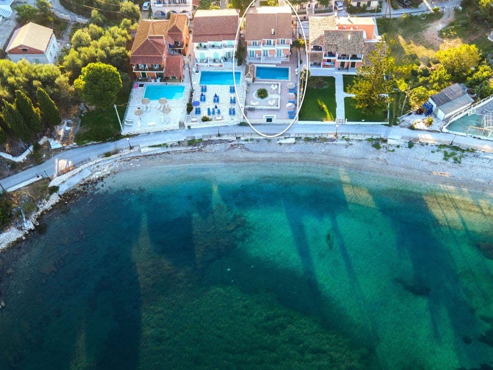 Beachfront studios and apartments complex, just a few meters from the beach