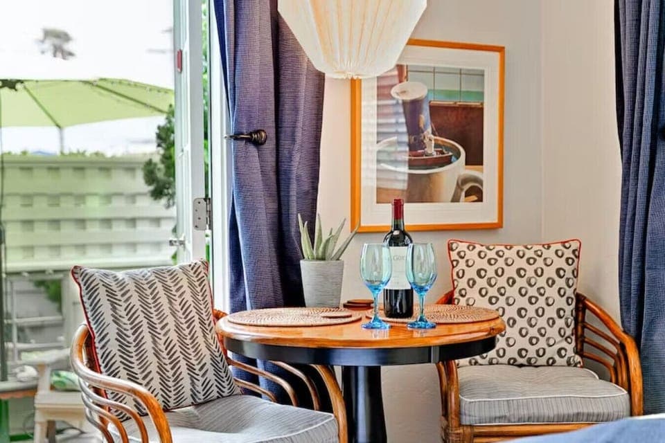 Cute little indoor seating area for two