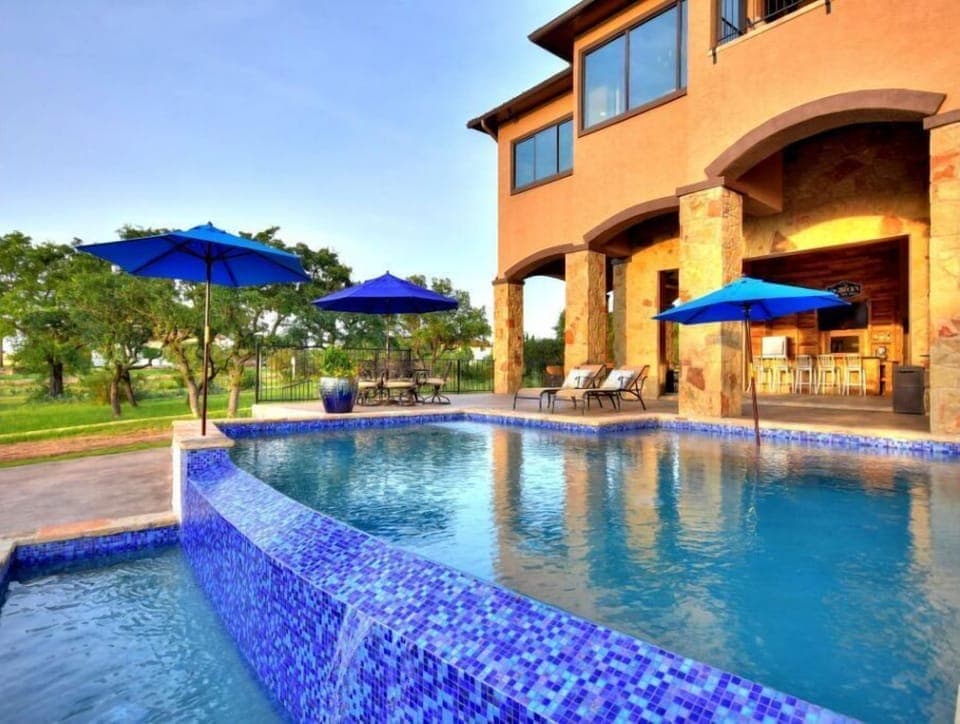 Infinity Edge Pool with 2000+ feet of Outdoor Living Spaces