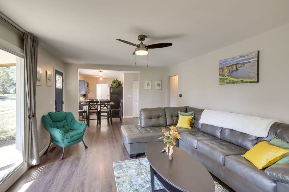 South Bend Vacation Rental | 3BR | 2BA | 1,568 Sq Ft | 2 Steps to Enter