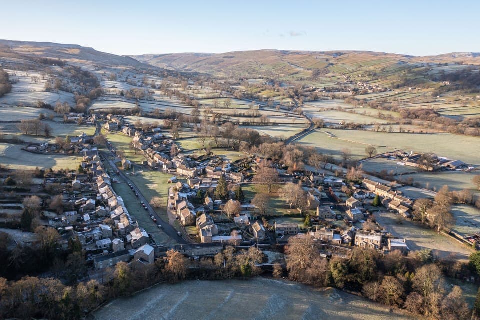 West Burton from above