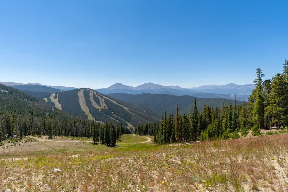 Top of Keystone in summer