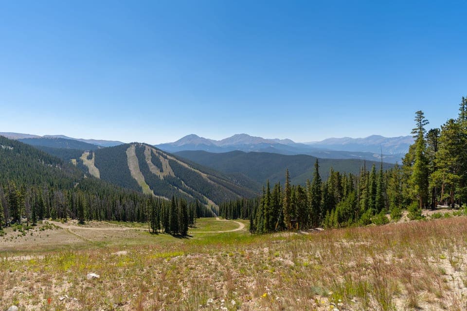 Top of Keystone in summer