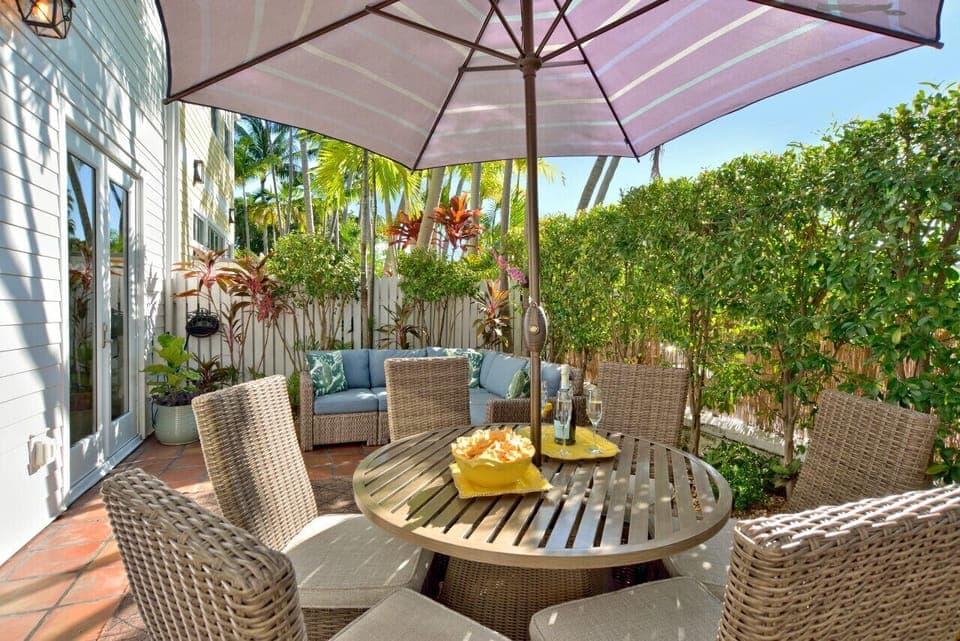 Outside patio area