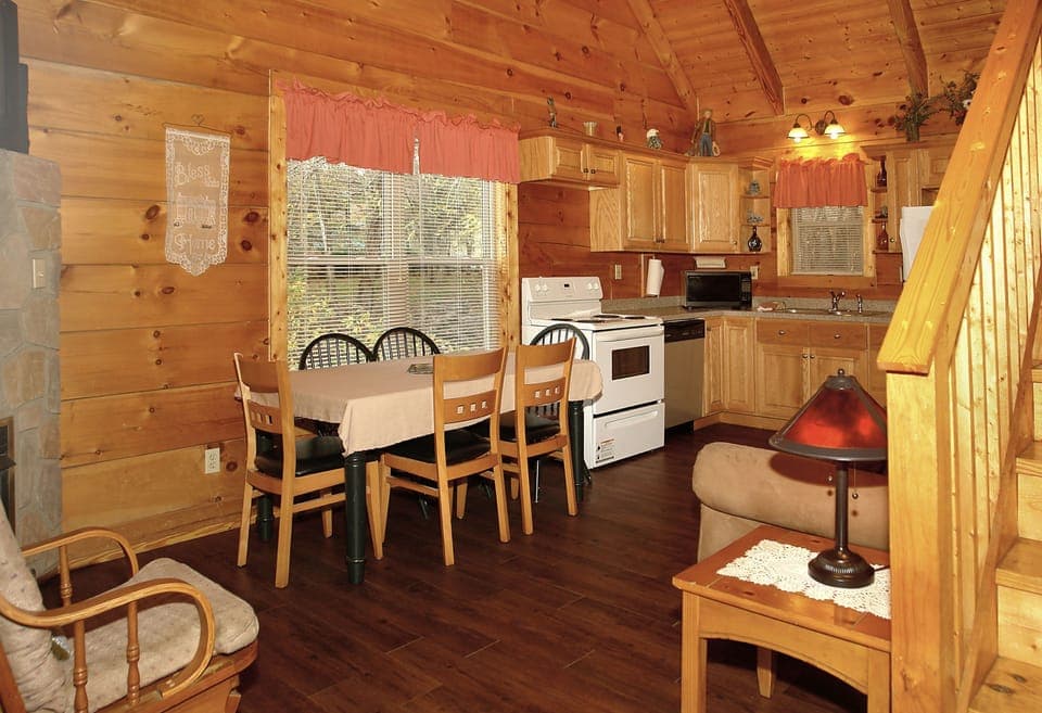 Kitchen and dining area