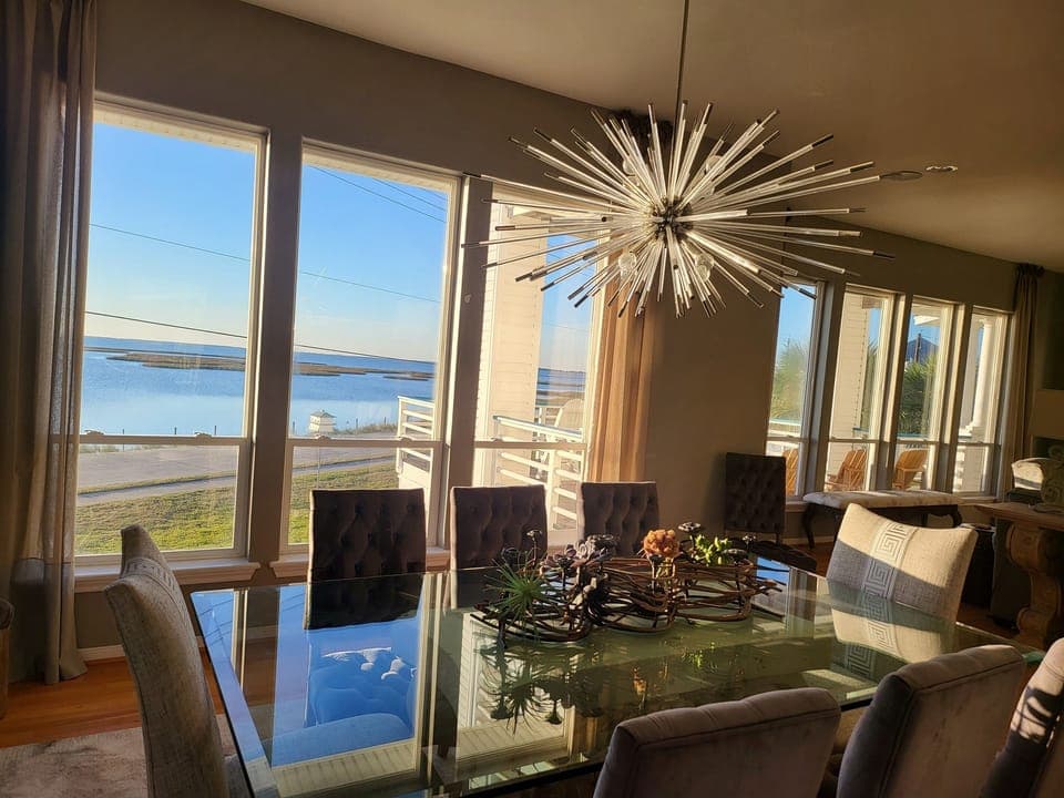 View from dining room