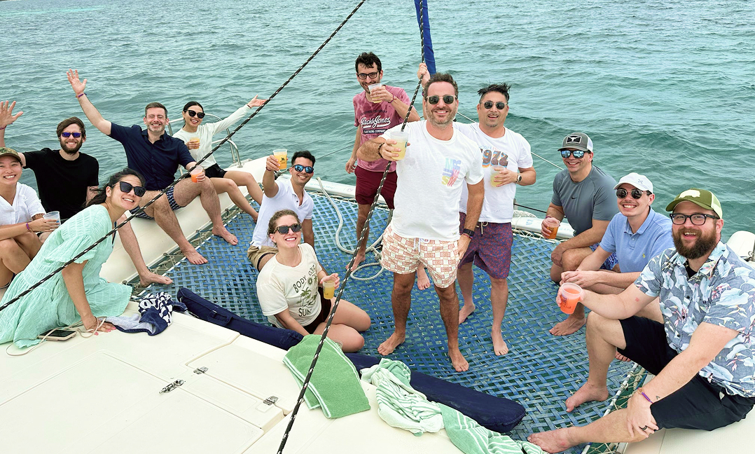 People on boat cruise